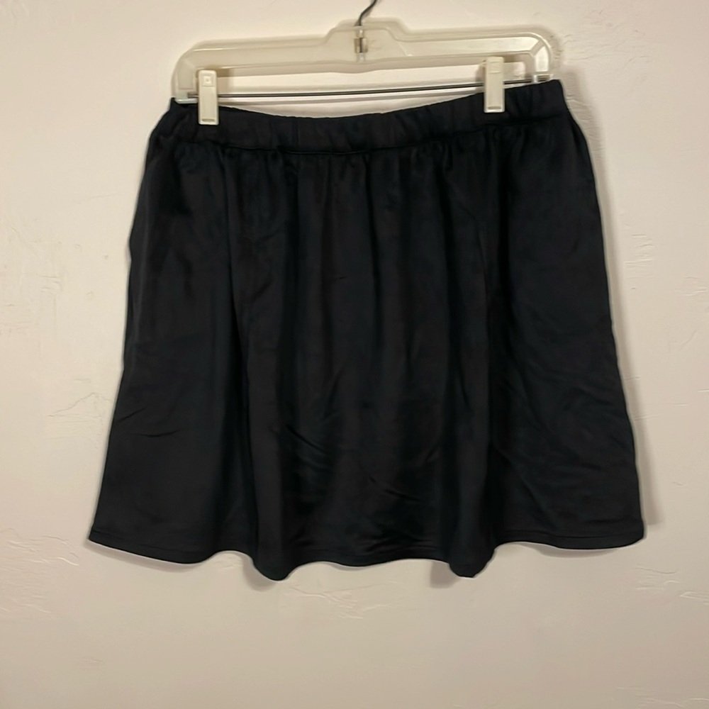 Faux suede skirt (L)